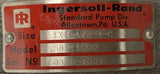 Ingersoll Rand SMP 1000 Pump w/ Baldor VM3537 1/2 HP Motor 230/460V 3 Phase