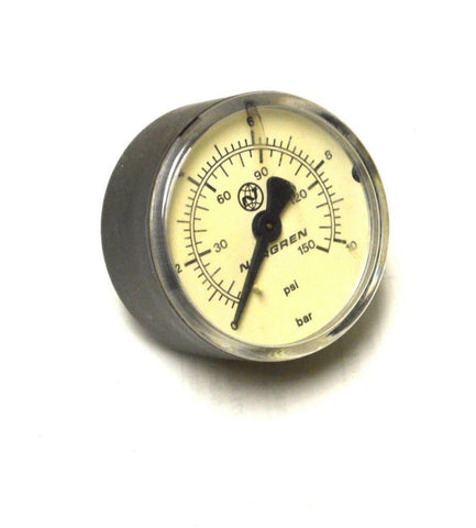 NORGREN PRESSURE GAUGE 0-150 PSI 0-10 BAR 1/4