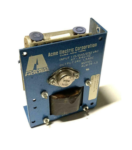 Acme Electric Corp. ALM24-1.3 Power Supply 24 Volts 1.3 ADC (2 Available)