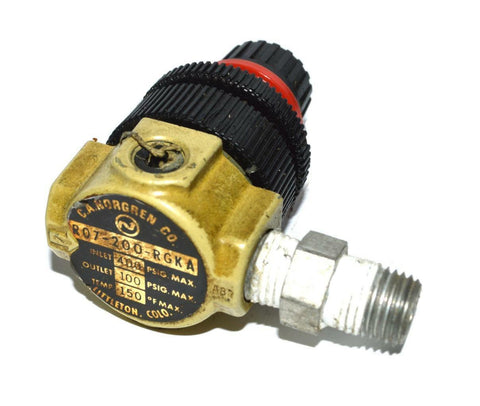 NORGREN R07-200-RGKA GENERAL PURPOSE PNEUMATIC REGULATOR 400 PSIG MAX.