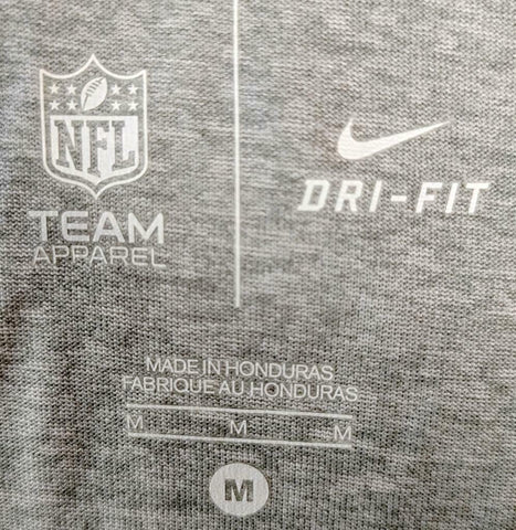 Nike NFL Team Apparel Men's Dri-Fit Philadelphia Eagles Gray Shirt