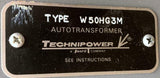 Technipower W50HG3M Autotransformer