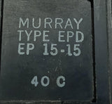 Murray EP1515 2 Pole Twin Circuit Breaker 15/15A 120/240VAC