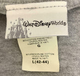 Disney Women's Walt Disney World Gray Short Sleeve Shirt Size Large