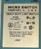 Micro Switch  LSA3K  Oil Tight Limit Switch 10 Amp 1 N.O. 1 N.C. Contacts