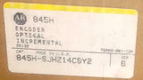 NIB New Allen Bradley  845H-SJHZ14CSY2  Optical Incremental Encoder Series B