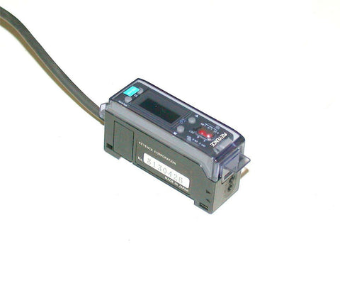 KEYENCE FIBER OPTIC PHOTOELECTRIC SENSOR 12-24 VDC MODEL FS-V1P