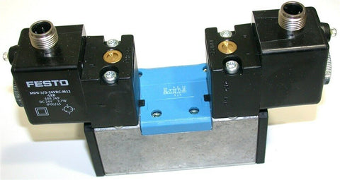 Up to 3 New Festo JMDH-5/2-D-1-M12-C Solenoid Valves 532687