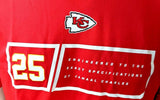 Nike Dri-Fit Men's Kansas City Chiefs Engineered Jamaal Charles #25 Red Shirt