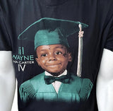 Fruit Of The Loom Men's Lil Wayne Tha Carter IV Graphic Black Shirt Size Large