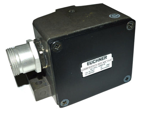 NEW EUCHNER GSBF03D12-502-C1647 LIMIT SWITCH 10 AMPS 250 VOLTS