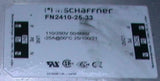 Schaffner  FN2410-25-33  Power Line Filter 24 Amp 110/250 VAC 50/60 Hz