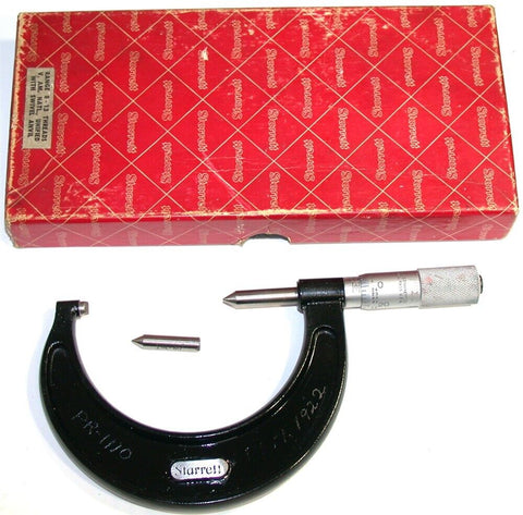 Starrett 8-13 Pitch .0001" Micrometer 2 to 3" T436P Calibrated