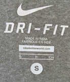 Nike Dri-Fit Men's New York Jets Training Camp NFL Gray Shirt Size Small