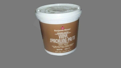 BRAND NEW 8 OZ TUB OF BENJAMIN MOORE WHITE VINYL SPACKLING PASTE (100 AVAILABLE)