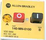 NEW ALLEN BRADLEY MOTOR OVERLOAD RELAY MOD 140-MN-0100