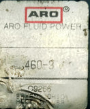 ARO Fluid Power 460-3 Circuitry Valve With Push Button - Green