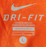 Nike Dri-Fit Men's Denver Broncos Stampede Orange Short Sleeve Shirt Size Large