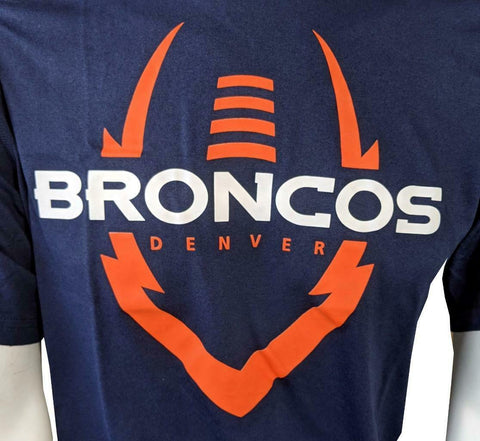 Nike Dri-Fit Men's Football Denver Broncos Navy Short Sleeve Shirt Siz –  Surplus Select