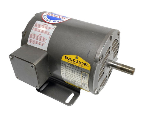 Baldor M3108 Electric Motor 1/2 HP 1725 RPM 208-230/460V 3 Phase