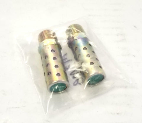 New Numatics M3MB Pneumatic Silencer 3/8" BSPT Metal (Lot of 2)