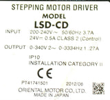 Oriental Motor Stepper Motor Driver w Controller LSD-CD