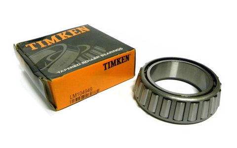 NEW IN BOX TIMKEN LM104949 ROLLER BEARING CONE 2" BORE X 7/8" WIDTH (2 AVAIL.)