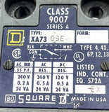 Square D 9007XA73 Series A Plunger Limit Switch 120/240V 0.5A 24VA