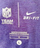 Nike NFL Team Apparel Men's Dri-Fit Baltimore Ravens Purple Shirt Size Large