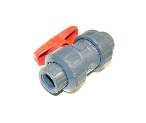 NIBCO CHEMTROL 1/2" TRU-BLOC PVC BALL VALVE