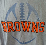 Nike Men's Dri-Fit Cleveland Browns Gray NFL Football Shirt Size Large