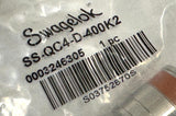 Swagelok SS-QC4-D-400K2 Stainless Steel Quick Connect Stem w/ Valve 1/4" Business & Industrial:Hydraulics, Pneumatics, Pumps & Plumbing:Fittings & Adapters:Pipe & Hose Fittings:Quick Couplers Swagelok   