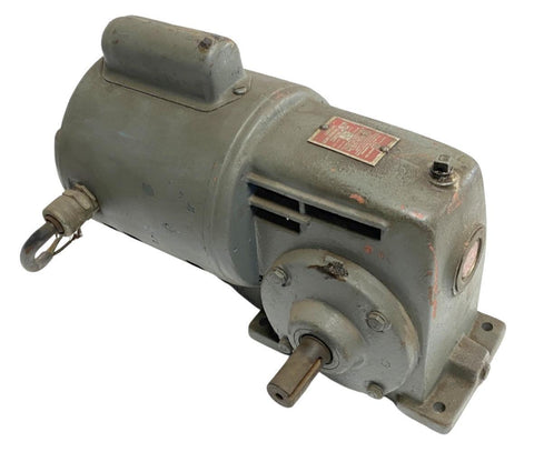 General Electric 7GG712F1 Gear Motor 1/4 HP 36:1 Ratio 115/230V 1 Ph 5KC42FG28