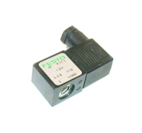 Festo  MSFG  Solenoid Valve Coil W/Plug 24 V 4.6 Watts