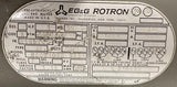 EG&G Rotron R606108B AC Motor 1 HP 3450 RPM 60/50 Hz 115/230V Single Phase