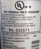 Ansul Sentry WA-532571 Dry Chemical Fire Extinguisher  5 LB. Class ABC