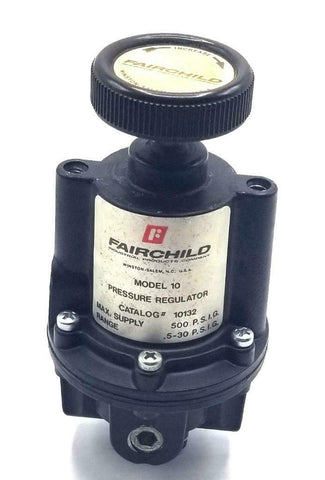 Fairchild 10132 Precision Pressure Regulator 500PSI Range .5-30PSI