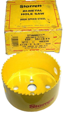 Starrett 55122 4-3/8" Safe-Flex Hole Saw H0338 NIB