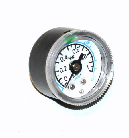 SMC 0-150 PSI 0-1 MPA PRESSURE GAUGE 1/8" NPT BACK MOUNT (5 AVAILABLE)