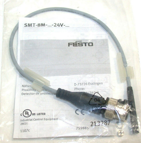 Up to 12 New Festo SMT-8M-PS-24V-E-0,3-M8D 10 to 30 VDC Proximity Switch 543893