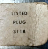 Russell & Stoll 5-Pin Type 311B Male Plug 50A 250VAC