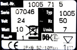 Eheim 1005-71-5 Aquarium Pump Ser 07046 Type 1005 24V 10W 50Hz IPX8