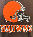 Nike NFL Team Apparel Men's Cleveland Browns Brown Short Sleeve Shirt Size Large