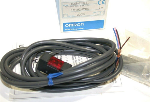 UP TO 3 NEW OMRON PHOTOELECTRIC SENSORS E3S-BD61