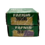 Fafnir 206KRR6 Single Row Ball Bearing 1.000 in X 62mm X 0.9449 in [2 Pack]