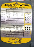 BALDOR CM3541 Electric Motor Pump Assembly 3/4 hp 3450 rpm 230/460 VAC 3-Phase