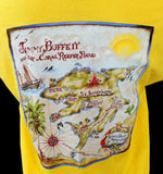 Gildan Men's Jimmy Buffett Songs From St. Somewhere Tour 2013 Yellow Shirt Large