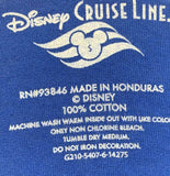 Disney Cruise Lines Men's Eat, Cruise, Eat More Blue Short Sleeve Shirt