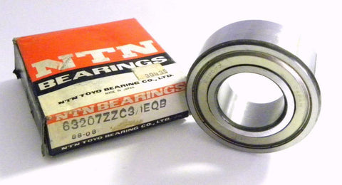 NEW NTN 63207ZZC3 CARTRIDGE BALL BEARING 35 MM X 72 MM X 27 MM (5 AVAILABLE)