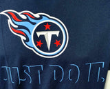 Nike Dri-Fit Men's Tennessee Titans Just Do It NFL Football Navy Shirt Size M